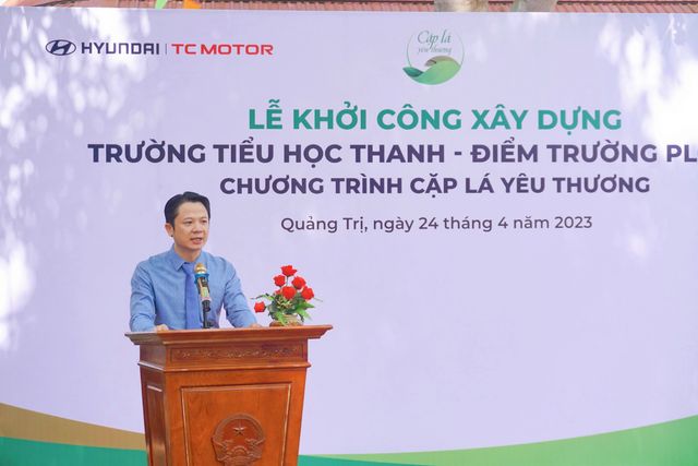 Hyundai Thành Công Việt Nam khởi công xây dựng điểm trường Quảng Trị, tiếp tục hành trình trao tặng tri thức - Ảnh 3.