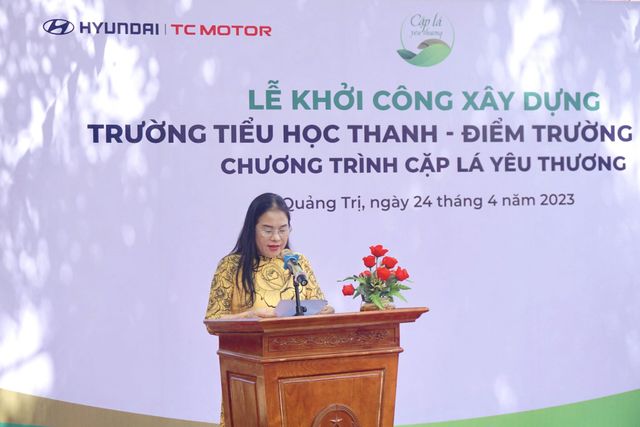 Hyundai Thành Công Việt Nam khởi công xây dựng điểm trường Quảng Trị, tiếp tục hành trình trao tặng tri thức - Ảnh 4.