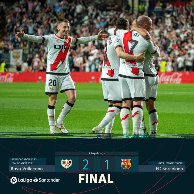 Barcelona bất ngờ nhận thất bại trên sân của Rayo Vallecano   - Ảnh 3.