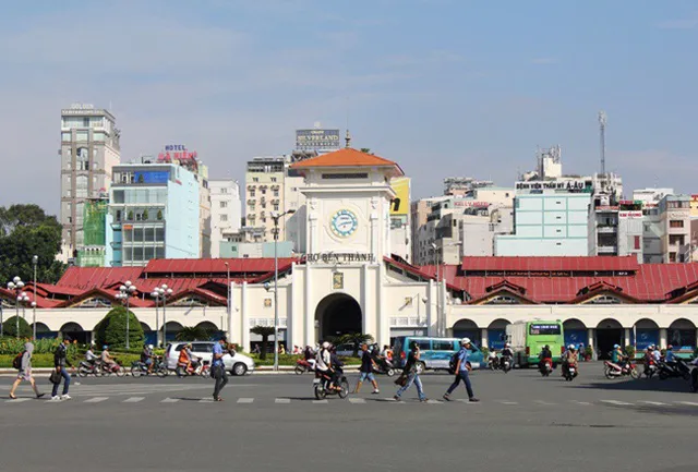 TP Hồ Chí Minh sẽ sơn lại chợ Bến Thành - Ảnh 1.