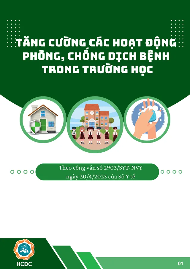 Tăng cường các hoạt động phòng, chống dịch bệnh trong trường học - Ảnh 1.