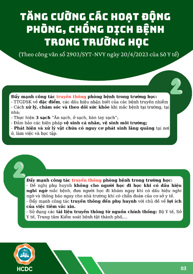 Tăng cường các hoạt động phòng, chống dịch bệnh trong trường học - Ảnh 3.