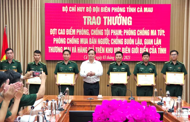 BĐBP Cà Mau: Đấu tranh hiệu quả với các loại tội phạm - Ảnh 2.