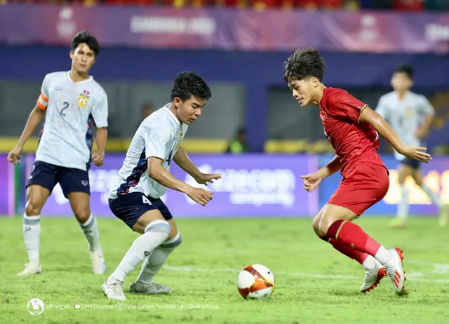 U22 Việt Nam giành trọn 3 điểm trong trận ra quân tại SEA Games 32 - Ảnh 4.