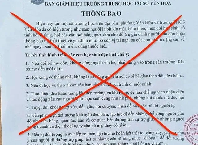 Không có chuyện học sinh lớp 7 bị đánh thuốc mê - Ảnh 1.