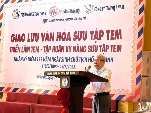 Hàng trăm học sinh tham gia buổi giao lưu văn hóa sưu tập tem - Ảnh 2.