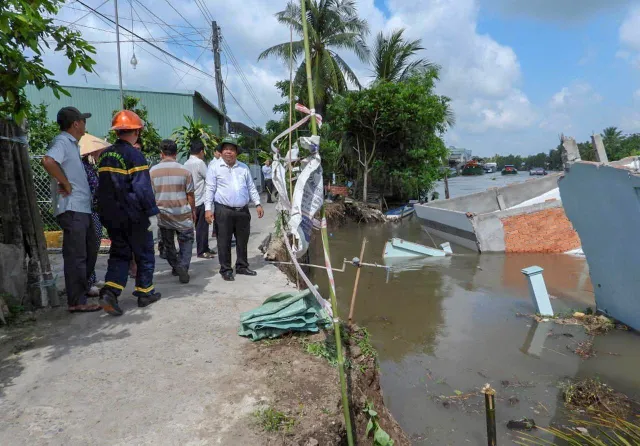 Sụt lún, sạt lở tại ĐBSCL ngày càng nghiêm trọng - Ảnh 6.