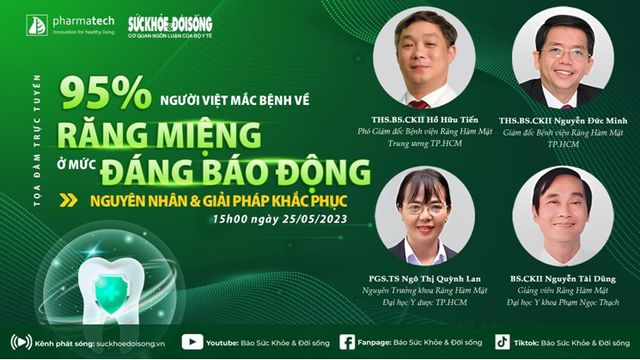 Pharmatech - Thương hiệu đồng hành cùng tọa đàm chăm sóc sức khỏe răng miệng - Ảnh 1.