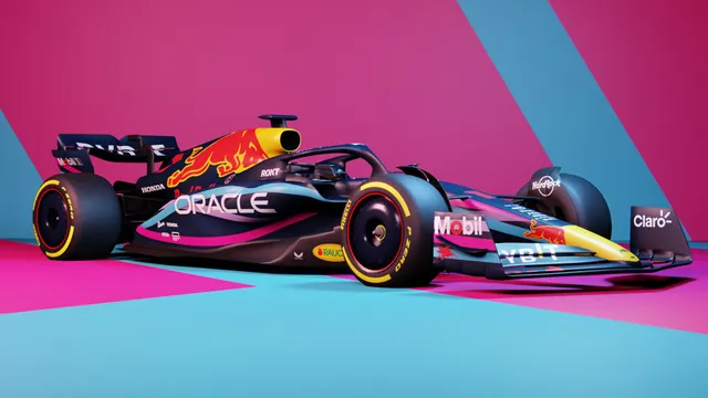 Chiếc xe đặc biệt của đội đua Red Bull tại GP Miami - Ảnh 1.