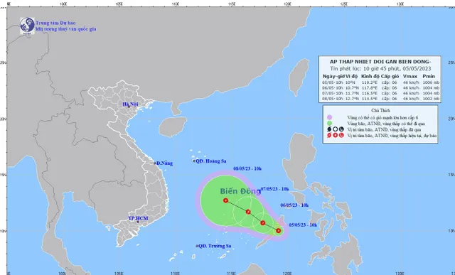 Công điện hỏa tốc chỉ đạo ứng phó áp thấp nhiệt đới trên Biển Đông - Ảnh 1.