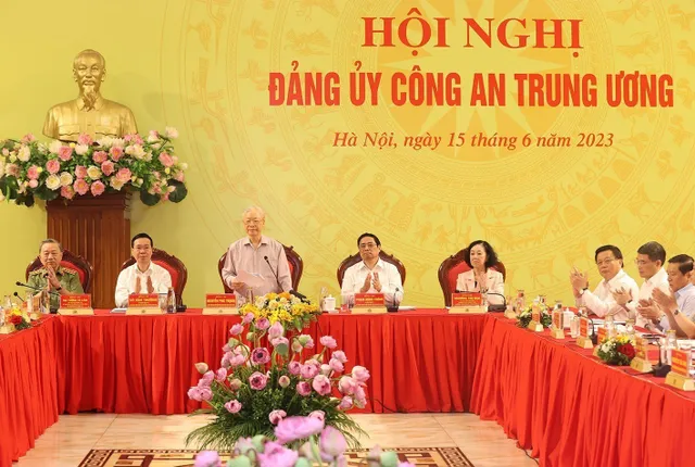 Phát biểu của Tổng Bí thư Nguyễn Phú Trọng tại Hội nghị Đảng ủy Công an Trung ương - Ảnh 1.