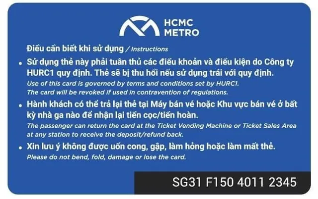 Công bố mẫu thẻ IC metro số 1 Bến Thành – Suối Tiên - Ảnh 3.