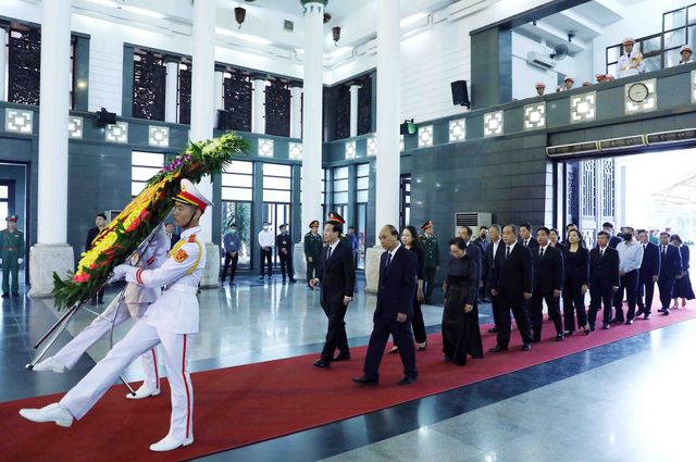 Tổ chức trọng thể Lễ tang Nguyên Phó Thủ tướng Chính phủ Vũ Khoan - Ảnh 1.