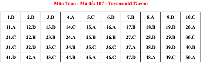 Gợi ý đáp án đề thi Toán tốt nghiệp THPT 2023 - Ảnh 12.