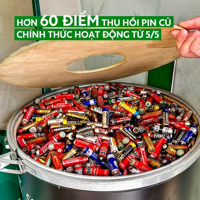 Cocoon và Trường ĐH Sư Phạm TP Hồ Chí Minh: Thu gom gần 7 tấn pin cũ bảo vệ môi trường - Ảnh 2.