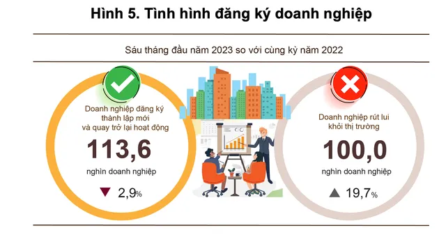 100.000 doanh nghiệp đóng cửa sau 6 tháng đầu năm - Ảnh 1.