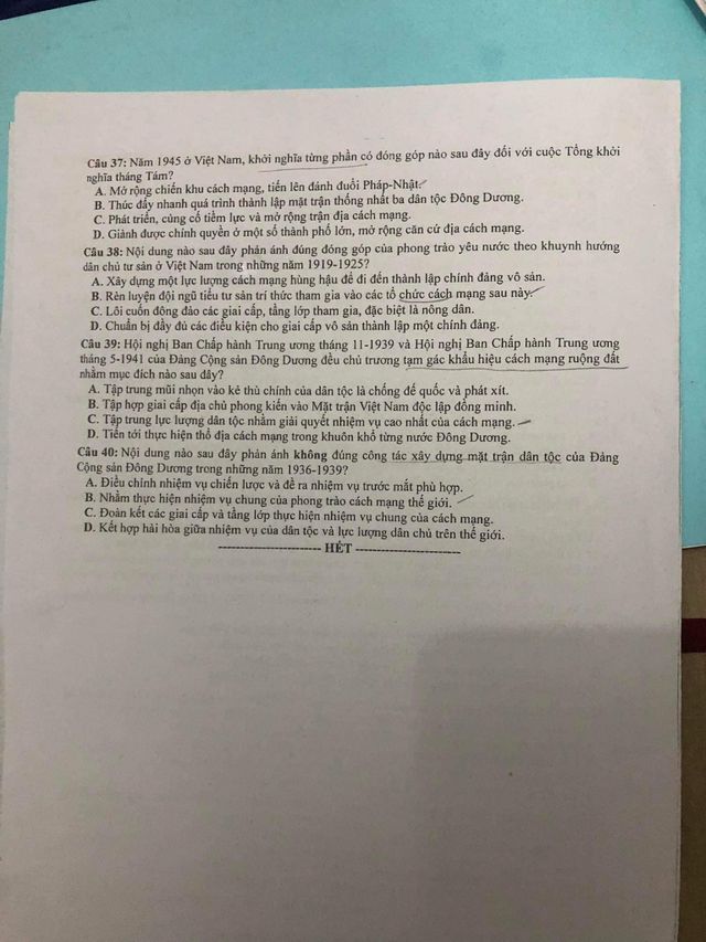 Đề thi và gợi ý đáp án môn Lịch sử Kỳ thi tốt nghiệp THPT 2023 - Ảnh 4.