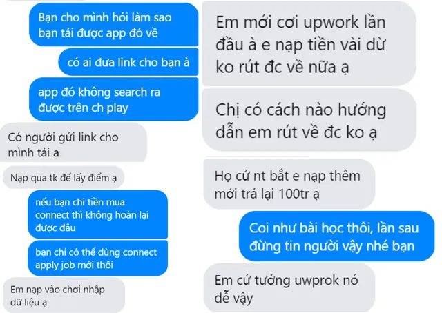 Cảnh báo: Freelancer bị lừa hàng trăm triệu đồng qua ứng dụng tìm việc giả - Ảnh 2.