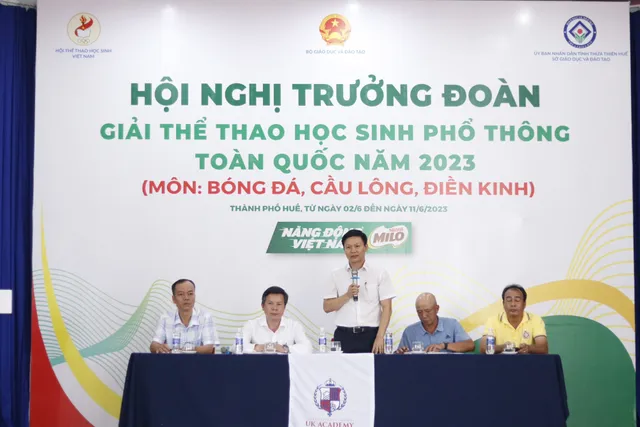 Giải Thể thao học sinh phổ thông toàn quốc 2023 thu hút hơn 1.500 VĐV - Ảnh 1.