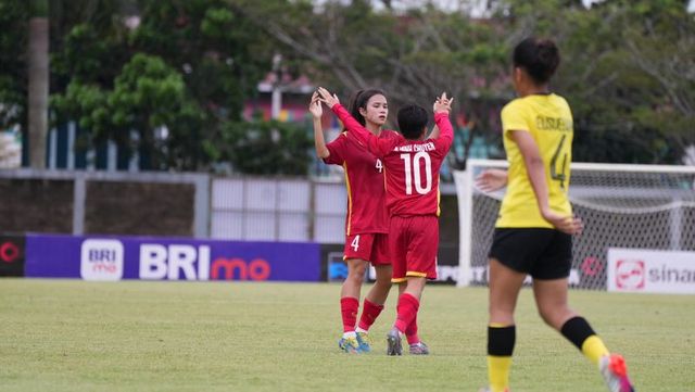 U19 Việt Nam giành vé vào bán kết giải U19 nữ Đông Nam Á 2023  - Ảnh 3.