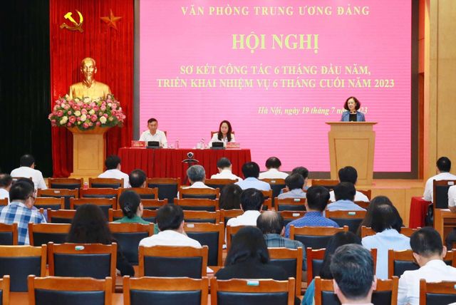 Văn phòng Trung ương Đảng: Tiếp tục đổi mới phương pháp làm việc, nâng cao chất lượng công tác tham mưu - Ảnh 1.