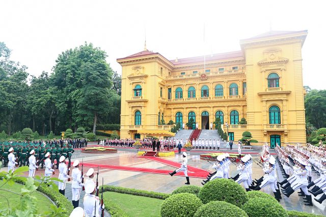 Thủ tướng chủ trì lễ đón Thủ tướng Malaysia thăm chính thức Việt Nam - Ảnh 5.