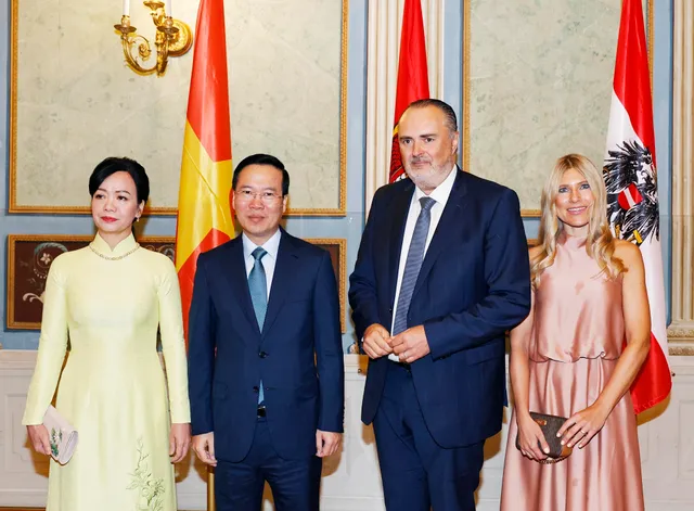 Chủ tịch nước Võ Văn Thưởng gặp Thủ hiến bang Burgenland, Áo - Ảnh 1.