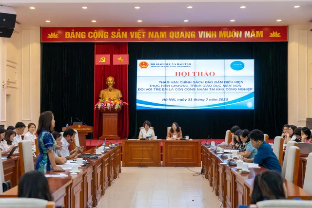 Bảo đảm điều kiện thực hiện chương trình giáo dục mầm non ở KCN, khu chế xuất  - Ảnh 1.