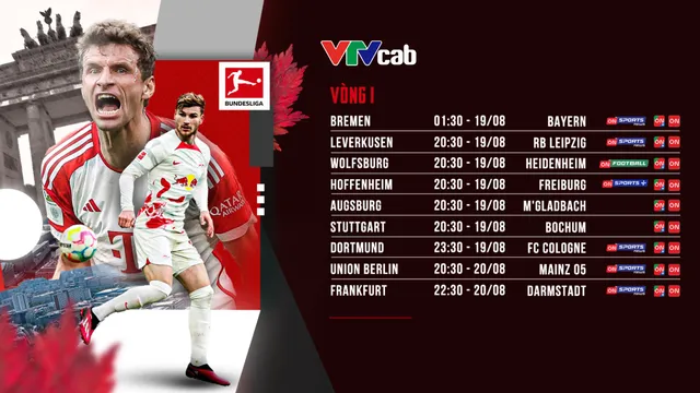 Serie A, Bundesliga khởi tranh đầy hấp dẫn trên VTVcab - Ảnh 1.