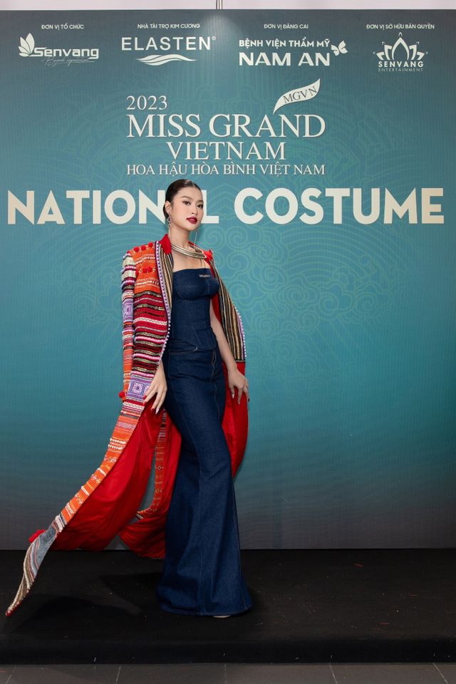 Dàn người đẹp nền nã với trang phục truyền thống trên thảm đỏ Miss Grand Vietnam 2023 - Ảnh 6.