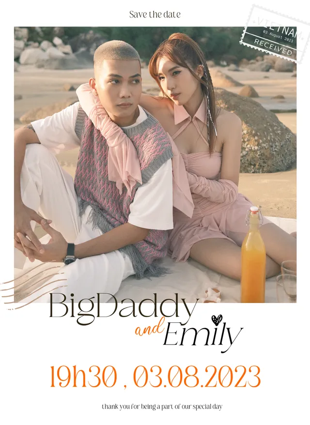 BigDaddy - Emily tổ chức đám cưới bên bờ biển, có sự góp mặt của dàn phù dâu phù rể cực hot - Ảnh 1.