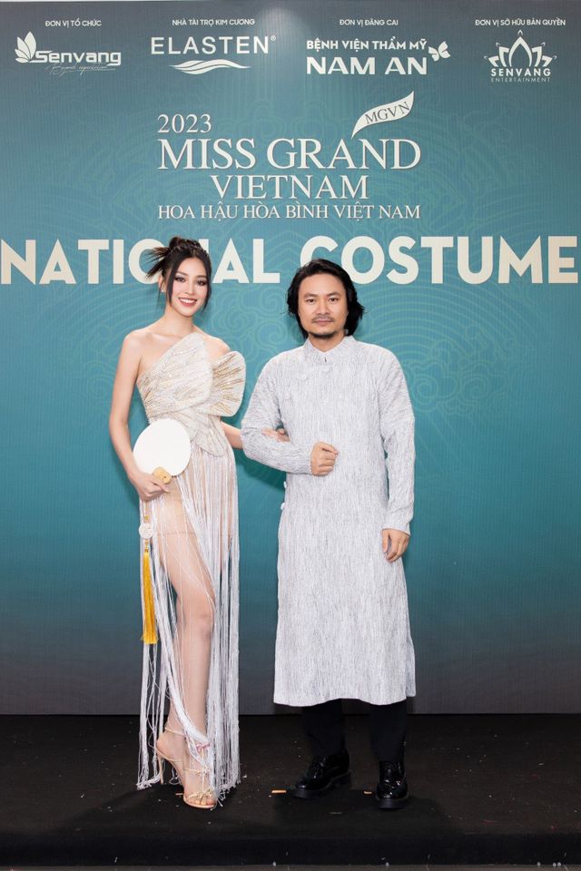 Dàn người đẹp nền nã với trang phục truyền thống trên thảm đỏ Miss Grand Vietnam 2023 - Ảnh 13.