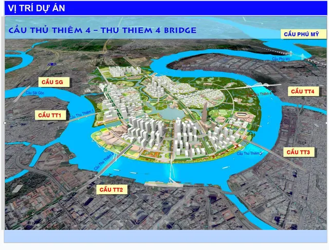 Đề xuất nâng tĩnh không cầu Thủ Thiêm 4 - Ảnh 1.