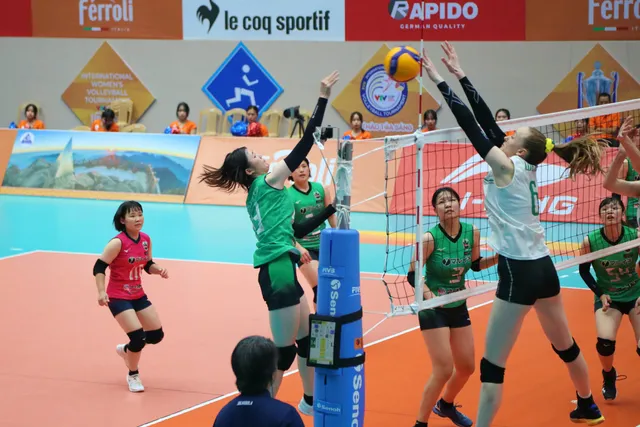 CLB Đại học Kansai (Nhật Bản) giành tấm vé cuối cùng vào bán kết VTV Cup Ferroli 2023 - Ảnh 2.