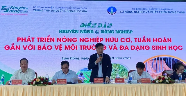 Phát triển nông nghiệp hữu cơ, tuần hoàn gắn với bảo vệ môi trường và đa dạng sinh học - Ảnh 1.