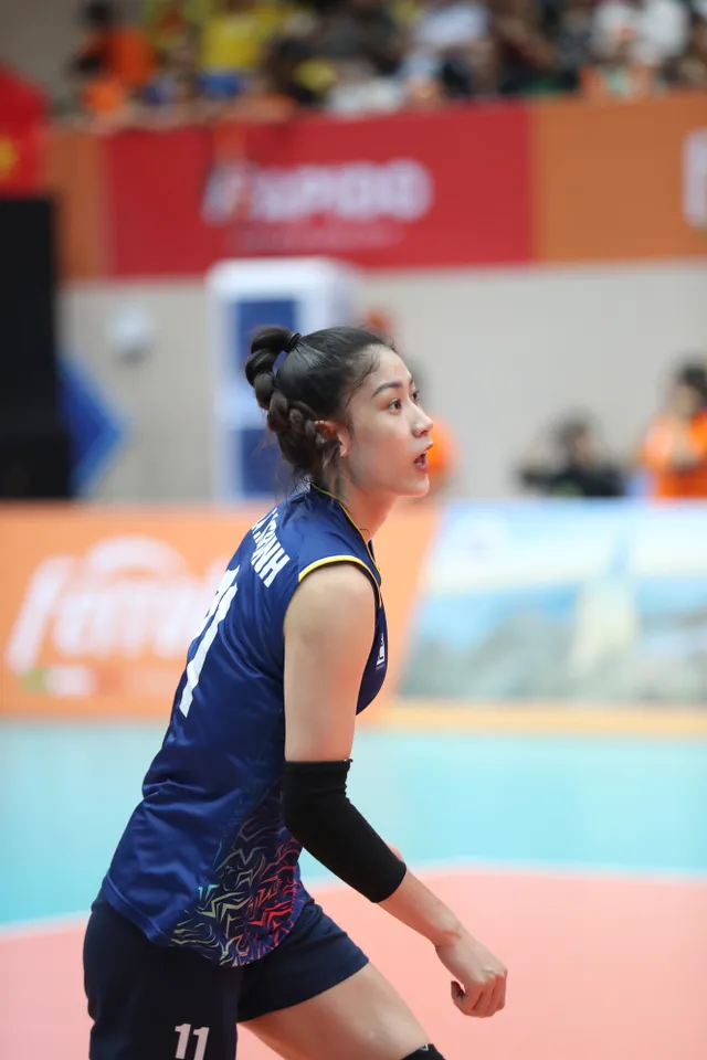Tài sắc của Hoa khôi VTV Cup Ferroli 2023 Hoàng Thị Kiều Trinh - Ảnh 10.