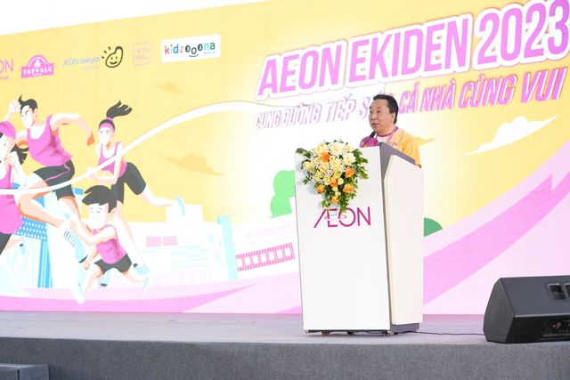 Khởi động giải chạy tiếp sức Aeon Ekiden 2023 - Ảnh 1.