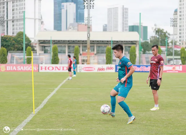 ĐT U23 Việt Nam tăng tốc tập luyện chuẩn bị cho giải Đông Nam Á 2023 - Ảnh 8.