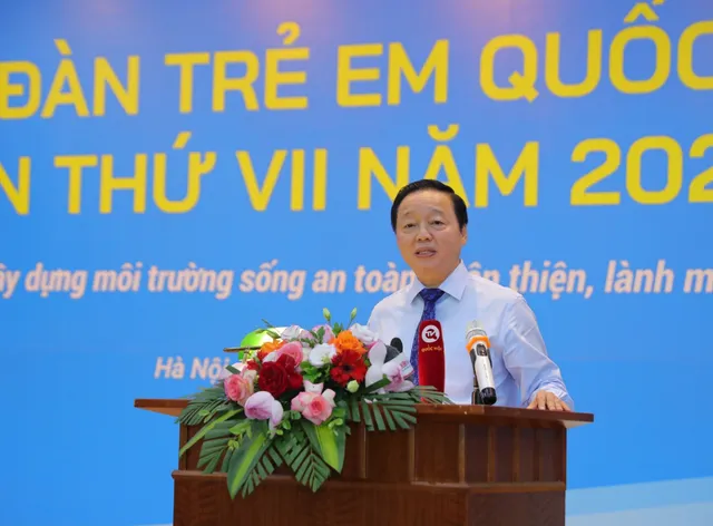 Phó Thủ tướng Trần Hồng Hà: Cần tiếp tục lắng nghe, đáp ứng nguyện vọng của trẻ em - Ảnh 1. Phó Thủ tướng Trần Hồng Hà: Cần tiếp tục lắng nghe, đáp ứng nguyện vọng của trẻ em - Ảnh 1.