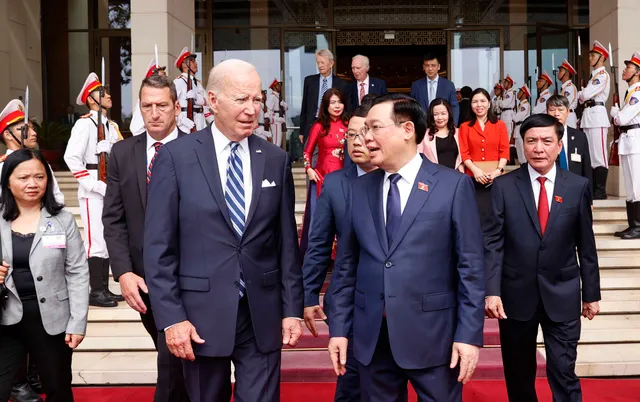 Chủ tịch Quốc hội Vương Đình Huệ hội kiến Tổng thống Hoa Kỳ Joe Biden - Ảnh 9.