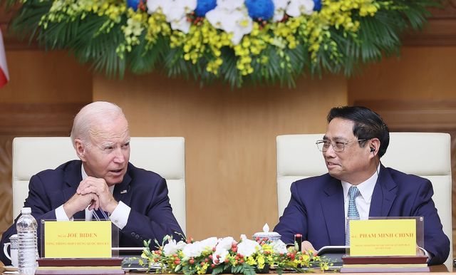 Thủ tướng Phạm Minh Chính và Tổng thống Joe Biden dự Hội nghị cấp cao Việt Nam - Hoa Kỳ về Đầu tư và Đổi mới sáng tạo - Ảnh 1.