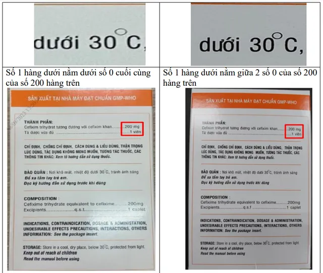 Bộ Y tế cảnh báo thuốc giả CEFIXIME 200 - Ảnh 3.