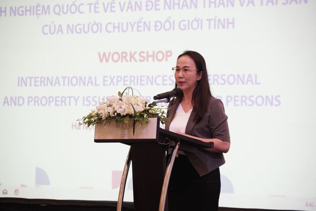Lần đầu tiên tổ chức hội thảo chia sẻ kinh nghiệm quốc tế trong xây dựng Luật chuyển đổi giới tính tại Việt Nam - Ảnh 4.