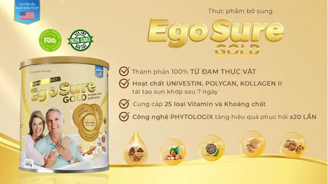 Ra mắt Egosure Gold - Thực phẩm dinh dưỡng cho xương chắc khỏe - Ảnh 2.