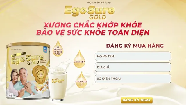 Ra mắt Egosure Gold - Thực phẩm dinh dưỡng cho xương chắc khỏe - Ảnh 3.