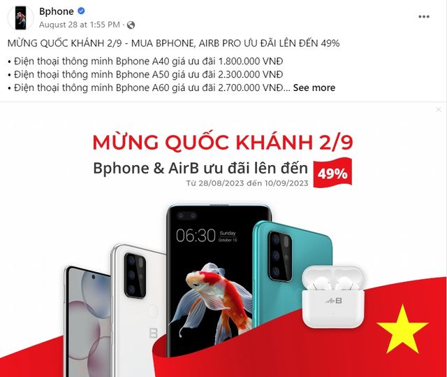 Bphone A40 cháy hàng sau khi giảm giá sâu - Ảnh 1.