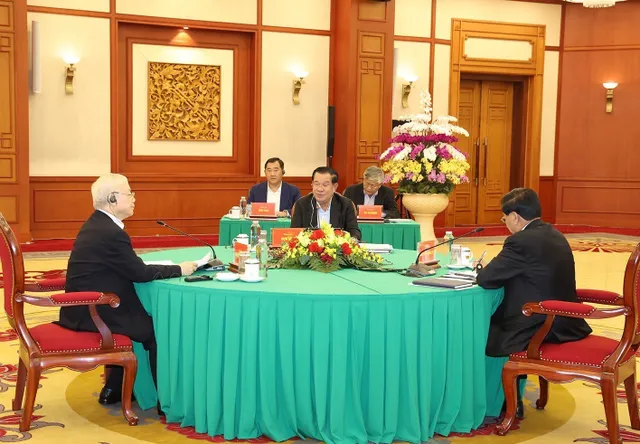 Cuộc gặp cấp cao Việt Nam - Campuchia - Lào: Tăng cường quan hệ hữu nghị truyền thống - Ảnh 2.