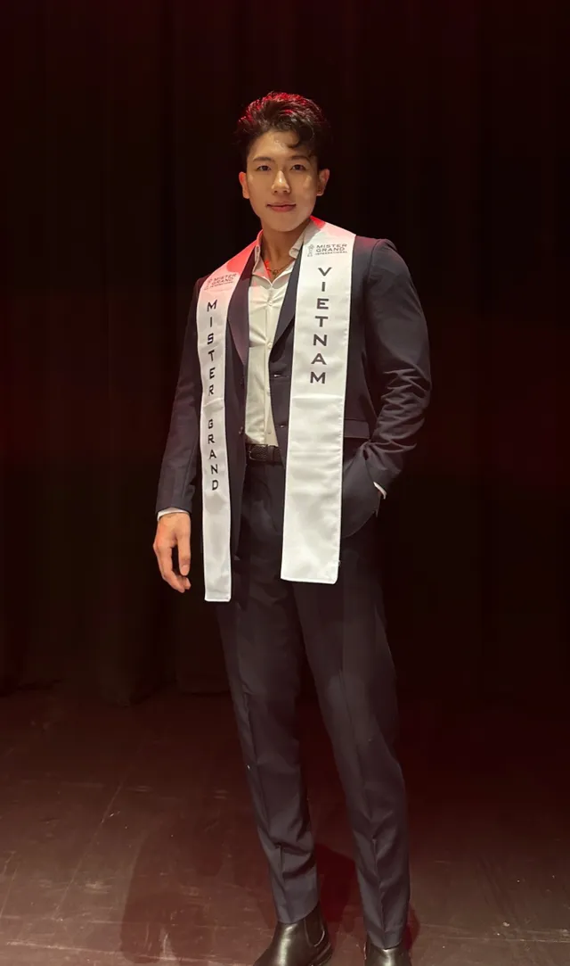 Nguyễn Hoàng Tùng chinh chiến tại Mister Grand International 2023 - Ảnh 1.