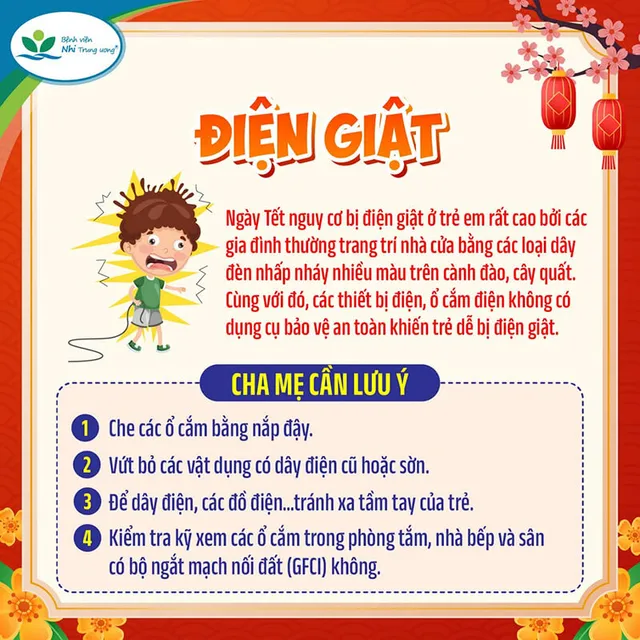 Tết Nguyên đán - Những tai nạn trẻ thường gặp và hướng dẫn phòng ngừa, xử trí đúng cách - Ảnh 3.