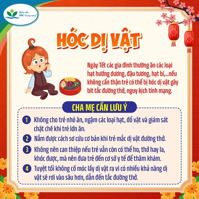 Tết Nguyên đán - Những tai nạn trẻ thường gặp và hướng dẫn phòng ngừa, xử trí đúng cách - Ảnh 8.